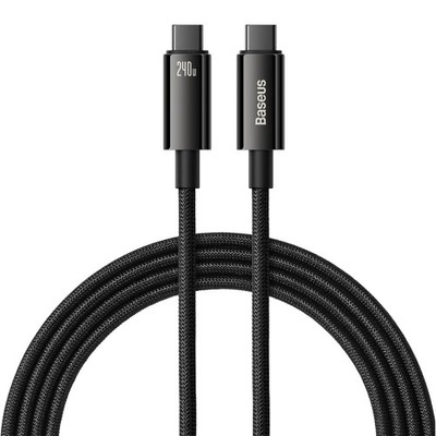 Baseus 240W USB C Cable PD 3.1 For MacBook Samsung S22 Xiaomi iPad Huawei PD
