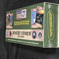 1991 Desert Storm Pro Set SEALED Complete Set 253 Cards Gulf War Era History