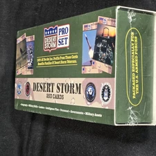 1991 Desert Storm Pro Set SEALED Complete Set 253 Cards Gulf War Era History