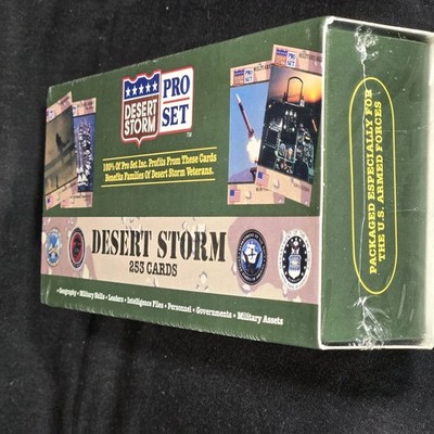 1991 Desert Storm Pro Set SEALED Complete Set 253 Cards Gulf War