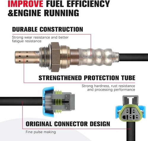 2PCS Upstream & Downstream O2 Oxygen Sensor Compatible for Chevy, for GMC, for - Picture 5 of 6
