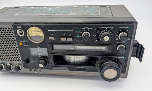 Sony ICF-6800W FM/MW/SW Multi 31 Band Receiver Orange Version Working **Video** - Picture 9 of 19