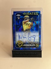 2024 Topps Chrome Sapphire Edition - Autographs Nick Gonzales #CSA-NG /199 (AU,