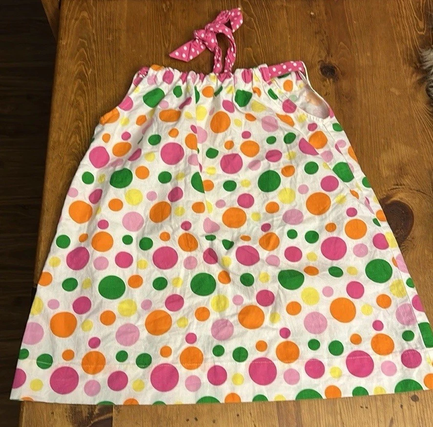 Vestido sin mangas de verano para niña MIS TEE V-US Misteevus talla 5/6 algodón a lunares Foto 2 de 3