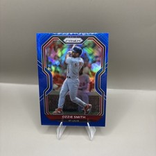 2021 Panini Prizm Ozzie Smith Blue Prizm #79 St. Louis
