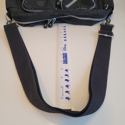 Borsa a mano Kipling nylon nero tracolla donna impermeabile bella! Vedi Descrizione! - Foto 24 di 24