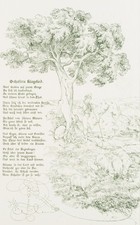E. NEUREUTHER (*1806), Goethes Ballade Schäfers Klagelied,  1829, Federlithograp
