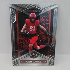 Wild Card 2023 Alumination Draft Josh Whyle ABC-75 Football Trading Card
