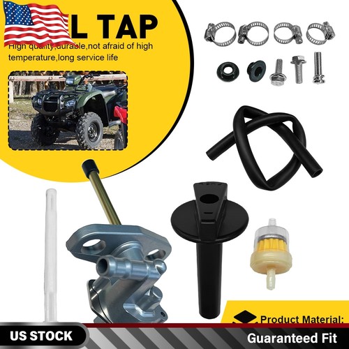 Tank Switch Fuel Tank Petcock Valve Fuel Line For Honda TRX450 4x4 Foreman 98-04