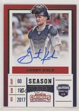 2017 Panini Elite Extra Edition USA Baseball Gold 77/100 Grant Koch Auto 01wi