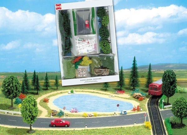 Busch 7191 - 1:87 / H0 Terrain Construction Starter Kit - New