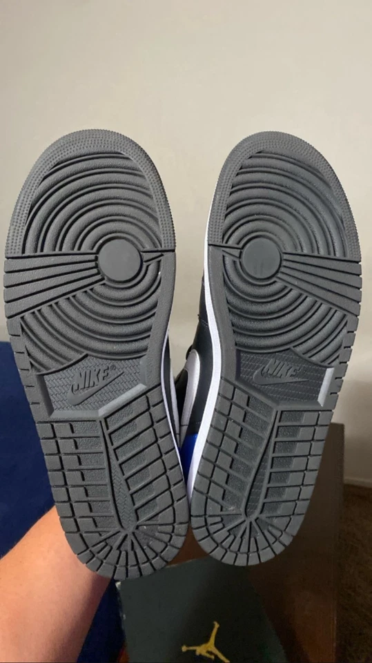 Nike Air Jordan 1 Zapatillas de baloncesto bajas 'Puntera real negra' para hombre 553558-042 NUEVAS Foto 2 de 4