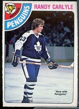 Randy Carlyle Rookie Card 1978-79 O-Pee-Chee #312. rookie card picture