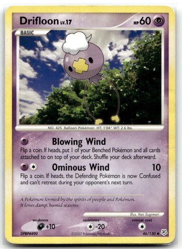 Drifloon 46/130 Diamond & Pearl Base Set