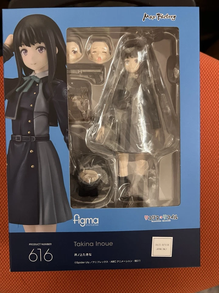 Juego de figuras de acción Lycoris Recoil Chisato & Takina Figma 615 y 616 NUEVO EE. UU. Foto 3 de 4