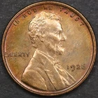 1928 1c Lincoln Wheat Cent - Uncirculated Red Brown