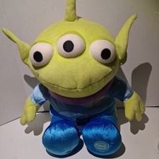 Disney Store Toy Story Original ALIEN Exclusive Plush 14" Green Stuffed Animal