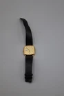 Vintage Gold Tone Squared Tv Seiko Mens Watch Classy Elegant Sporty Watch- read