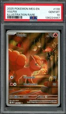 Pokemon TCG Mega Evolution #138 Vulpix Illustration Rare PSA 10 GEM MT