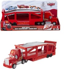 Coche de juguete Disney/PIXAR Cars Mack Hauler con rampa y almacenamiento [juguete nuevo]