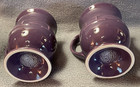 Lot Longaberger Wov Trad Eggplant Purple Pottery Latte Mug Coffee Cup 5.25" Tall — photo 10