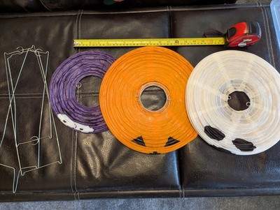HALLOWEEN PAPIERLATERNEN KÜRBIS GESPENST UND GHOUL 