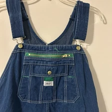 Liberty Denim Bib Overalls 50x30 Big & Tall Bib Denim Jeans Medium Wash Blue 