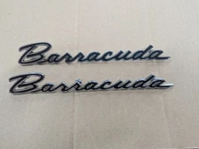 mopar plymouth barracuda emblem