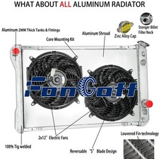 4 Rows Radiatorshroudfan Fit For 1982-1992 Chevy Camaropontiac Firebird 5.0l 4 Rows Radiatorshroudfan Fit For 1982-1992 Chevy Camaropontiac Firebird 5.0l