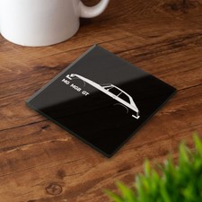 MG MGB GT Glass Coaster Set Silhouette British Car Gift LICENCED PRODUCT