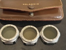 Polaroid Camera Lens Filter Kit w/ Brown Felt Lined Case