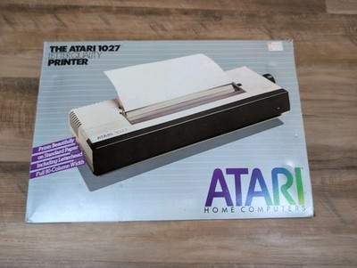 Vintage Rare Atari 1025 Printer and Oringal Box - For parts