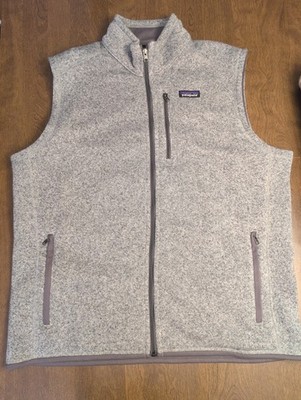Excellent Patagonia XL Men Better Sweater Vest Gray Pockets Hiking Outdoor 