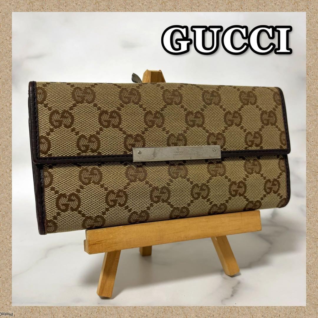 Gucci Long Wallet GG Canvas Beige Authentic G0106865 thumbnail 13