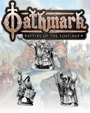 Oathmark - OAK104 - Dwarf King Wizard & Musician II - North Star/Osprey Games