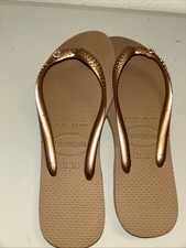 Havaianas Brown Flip-Flops Girls Size 33  34