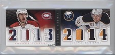 2013-14 Panini Playbook Prime 14/50 Jarred Tinordi Nikita Zadorov #DR-TZ 2a8