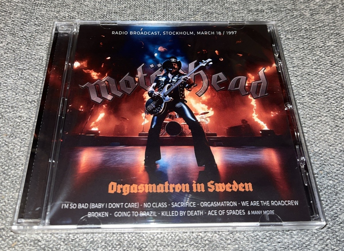 Motorhead Orgasmatron in Sweden: Radio Broadcast, Stockholm, March