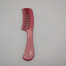Vintage Goody Unbreakable Detangler Wet Comb 8" Red