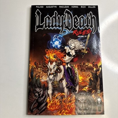 Lady Death Rules Vol. 1 Trade Paperback TPB Coffin Comics Bad Girl Pulido Dillon