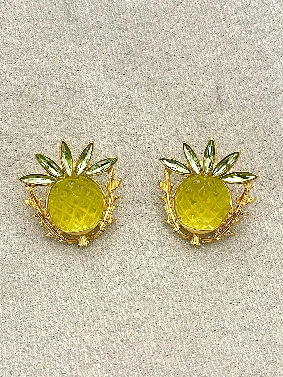 Inspired Yves Saint Laurent Dior 90'S Design New Custom Jewellery Earrings