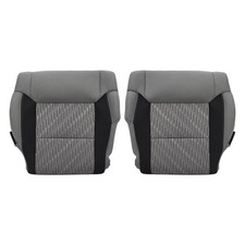 Gray Black Cloth Seat Cover Front Driver Passenger Side Bottom Tundra 2014-2021
