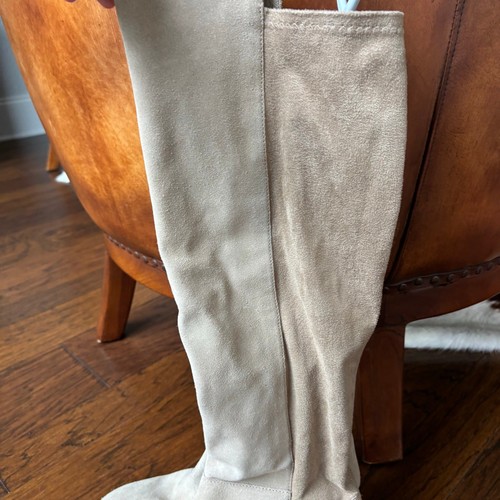 Lucky Brand Women’s Calypso Over the Knee Suede Boots Sz 10M Tan - Picture 6 of 15