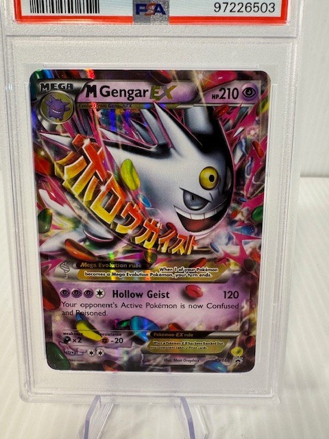 2016 Pokemon Black Star Promo Mega Gengar EX #XY166 HOLO PSA 9