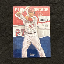 Topps Player of the Decade Mike Trout #MT-14 Los Angeles Angels Baseball Card
