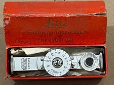 Leitz Wetzlar Fokoschrom Rangefinder Leica Accessory Vintage Germany with Box