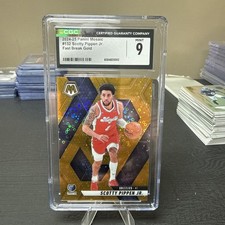 2024-25 Panini - Scotty Pippen Jr. #132 Fast Break Gold Black Mosaic Prizm /10