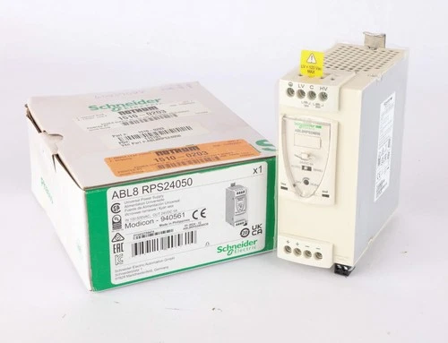 Schneider Electric ABL8RPS24050 Power Supply, 100-500VAC In, 24-28VDC 5Amp Out
