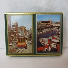 Vtg Congress Designer Series Double Deck Playing Cards Cel U Tone Pinochle