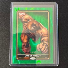 🔌IU 2025 TOPPS CHROME DEADPOOL GREEN LAVA JUGGERNAUT /99